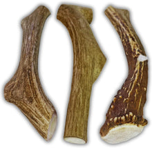 Load image into Gallery viewer, Odorless Antler Dog Chews Set - 3 Pack of Long-Lasting Chews for Large Breeds