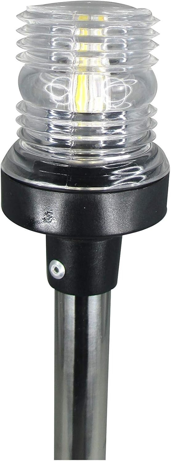Durable LED Anchor Light with Waterproof Housing - USCG Approved 3NM Visibility