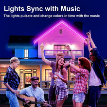 Load image into Gallery viewer, Multicolor Waterproof LED Rope Lights - App Control &amp; Music Sync for Outdoor Fun
