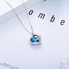 Load image into Gallery viewer, Adjustable 925 Silver Nurse Jewelry with Blue Heart - Thoughtful Gift for Nurses