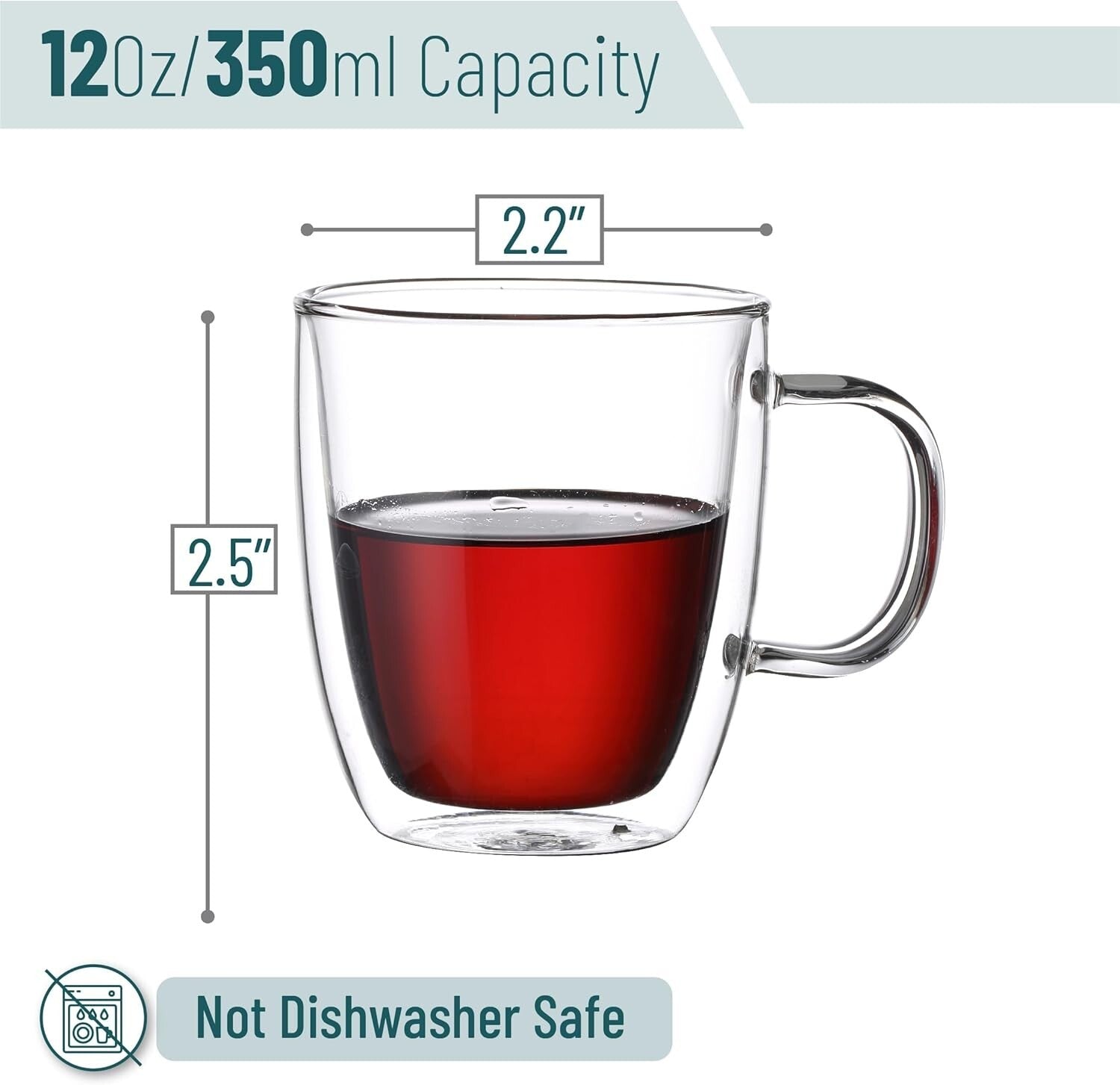 Double-Wall Insulated Coffee Mugs - Set of 6, Perfect for Cozy Coffee Rituals