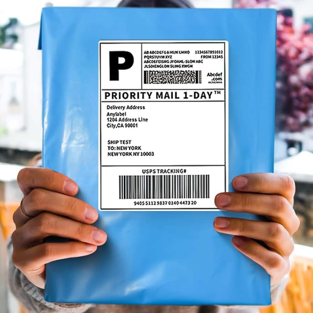 1000 Self-Sealing Blue Poly Mailers 7.5x10.5 - Perfect for Clothes & Accessories