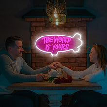 Load image into Gallery viewer, Enchanting LED Neon Sign with Adjustable Brightness - Inspirational Quote Decor