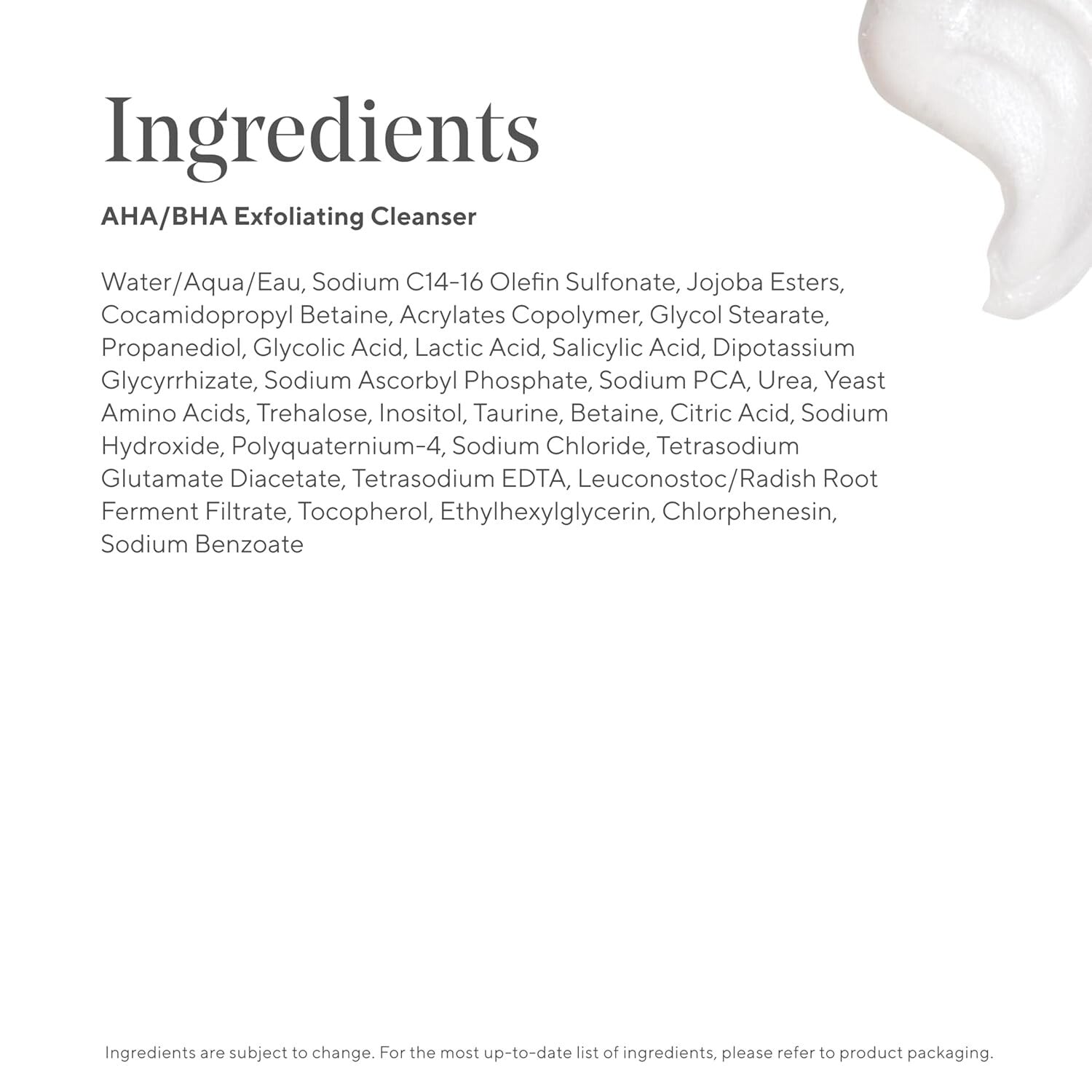 Triple-Action AHA/BHA Exfoliating Cleanser for Smoother, Radiant Skin