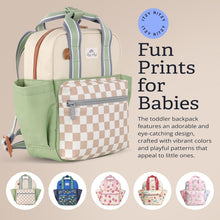 Load image into Gallery viewer, Toddler Backpack with Comfy Adjustable Straps &amp; Spacious Wipeable Interior - 11L
