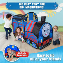 Load image into Gallery viewer, Durable Thomas &amp; Friends Pop-Up Tent - Safe &amp; Spacious Play for Young Conductors