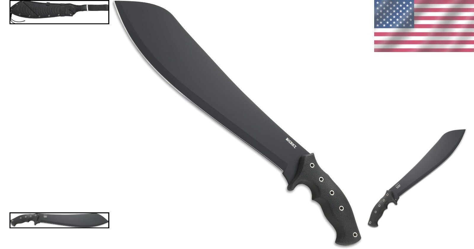 Durable 18 Inch Fixed Blade Parang Machete with Ergonomic Grip & Sheath
