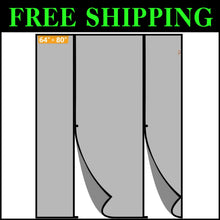 Load image into Gallery viewer, Premium 64”x81” Magnetic Screen Door for Easy Access - Fits Most Patio Doors