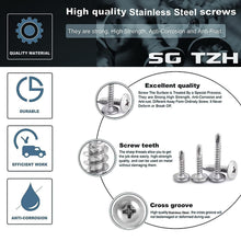 Load image into Gallery viewer, Reliable 410 Stainless Steel Truss Head Screws - 2-1/2" Self-Tapping, 500PCS Set