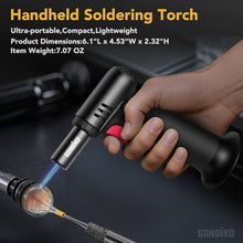 Load image into Gallery viewer, Premium S907 Butane Torch Set with One-Handed Operation &amp; High Temp Control