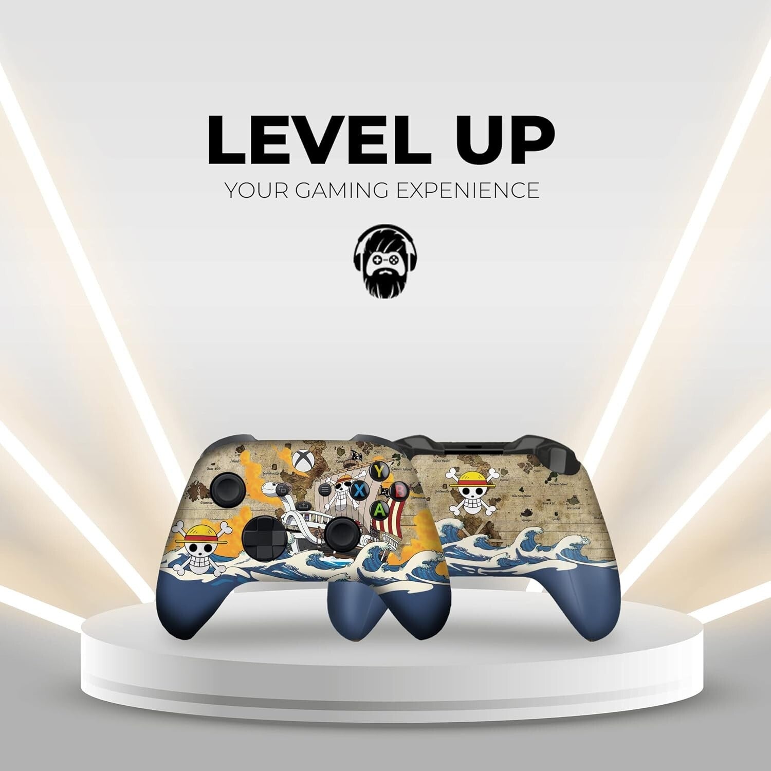 Custom Wireless Xbox Controller with Hydro-Dip Printing for Unique Gaming Style