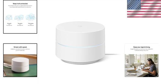 Flexible AC1200 Mesh WiFi System for Seamless Streaming - Fast Setup