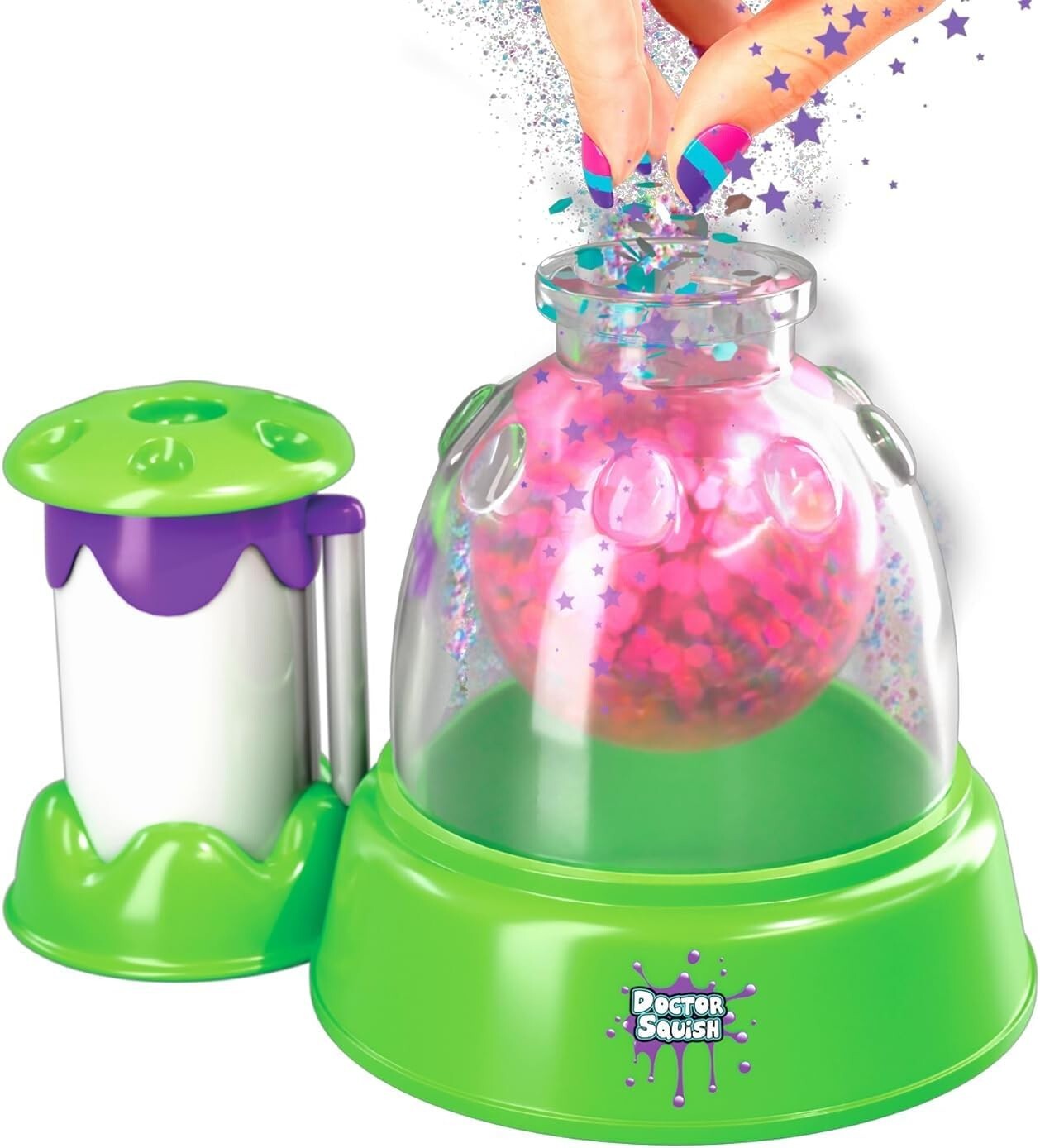 Customizable Squishy Maker Station with Glitter, Confetti & Reusable Clips