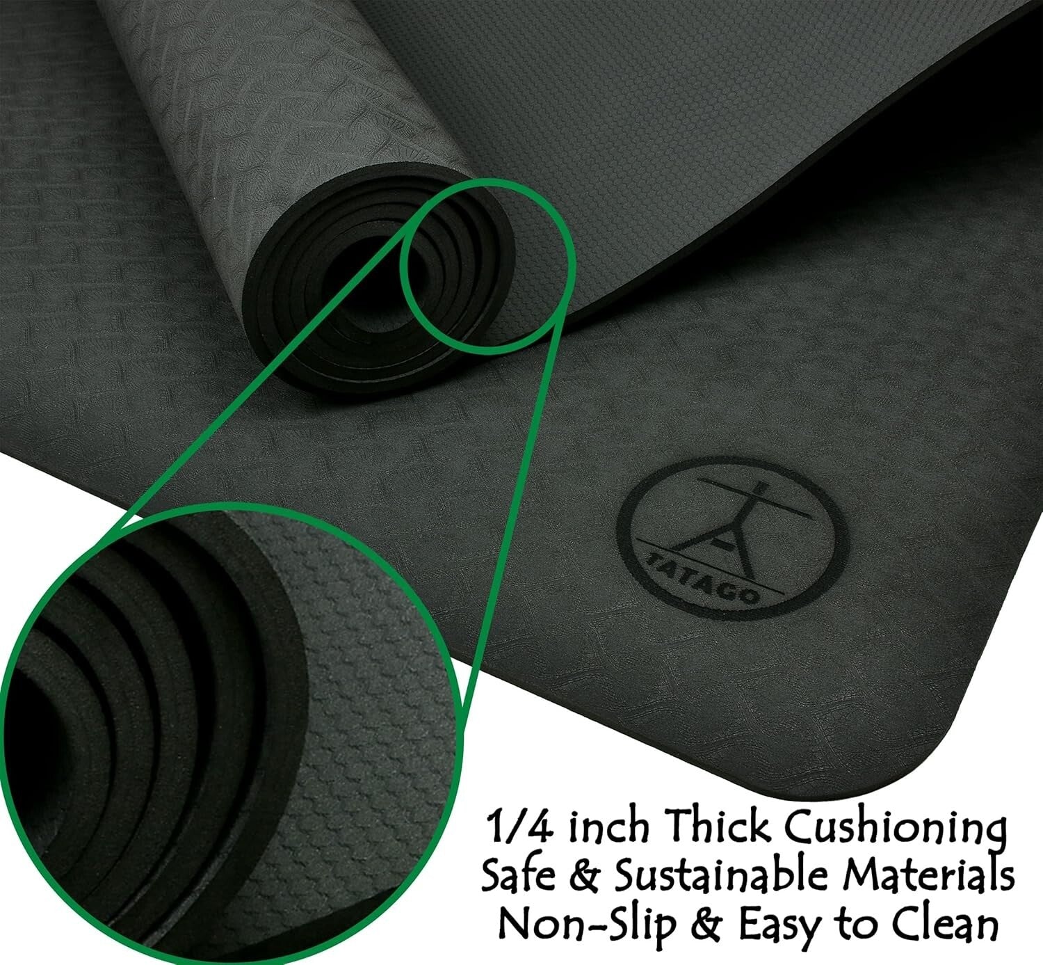 10mm Extra Thick XL Yoga Mat - Ultimate Comfort for Unrestricted Practice