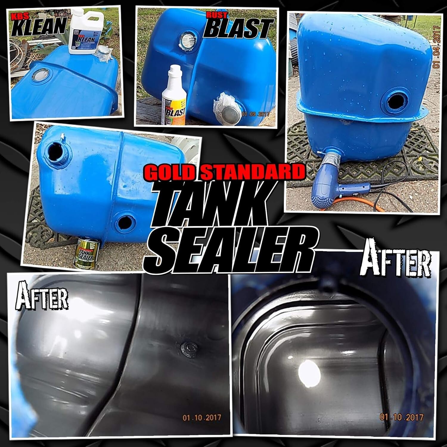 All-Inclusive 12 Gallon Tank Sealer Kit for Rust Protection and Fuel Efficiency
