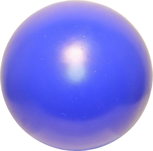 Push-N-Play 14" Extra-Large Indestructible Dog Ball Toy - Blue for All Breeds