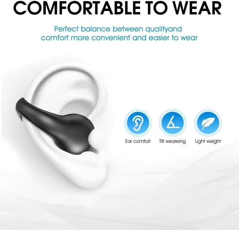 AI Translation Earbuds - 144 Languages, Real-Time, Black - Ideal for Travelers
