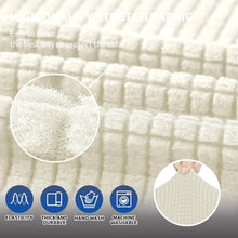 Load image into Gallery viewer, Wrinkle-Resistant Stretch Sofa Slipcover - Beige for Kids and Pet-Friendly Homes