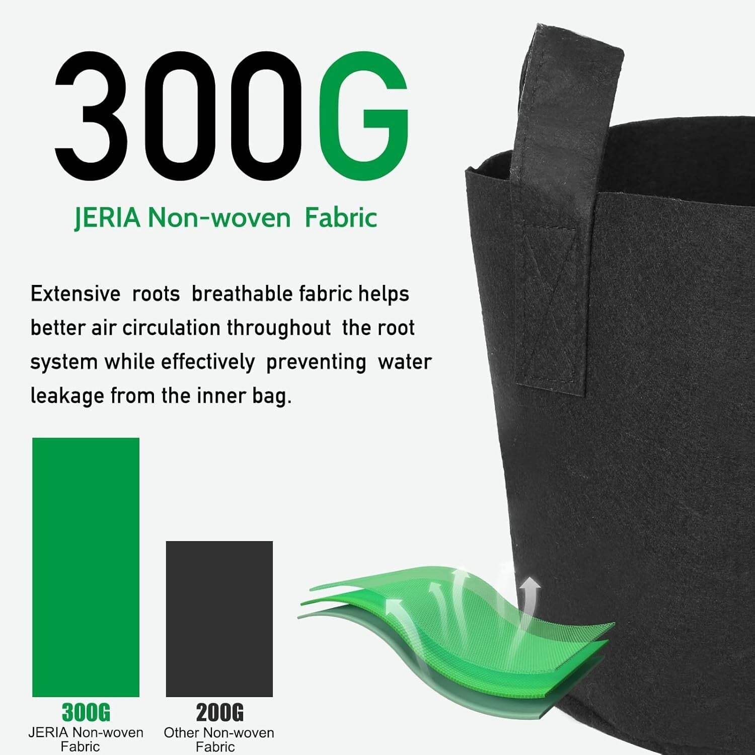 Garden-Ready 24-Pack of 10 Gallon Grow Bags - Superior Drainage Included