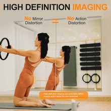 Load image into Gallery viewer, Premium Frameless Wall Mirror for Home Gym, 2-Piece Set 48''x24'' - Easy Install