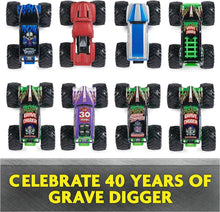Load image into Gallery viewer, Grave Digger 40th Anniversary Monster Truck Set - Kids 3+ with Bonus Accessories