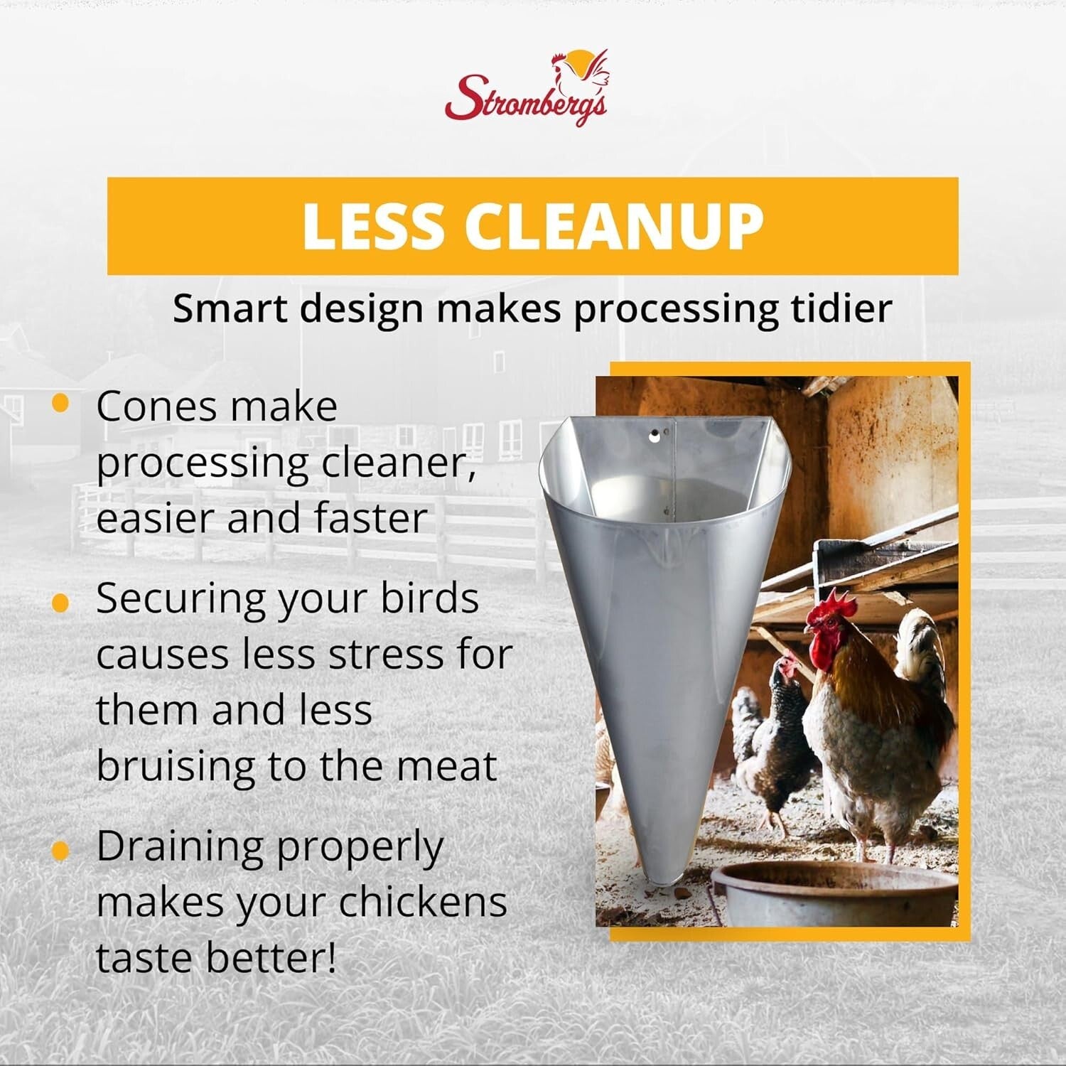 Heavy-Duty Galvanized Steel Poultry Processing Cone - Safe & Efficient Solution