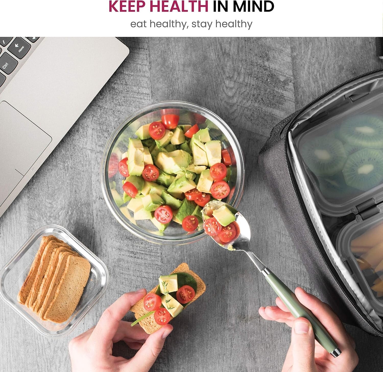 Durable 24-Piece Set of Glass Meal Prep Containers - Airtight & Stackable Design