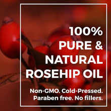 Load image into Gallery viewer, 32oz Anti-Aging Rosehip Seed Oil - Nourishing Moisturizer for Skin &amp; Hair