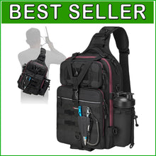 Load image into Gallery viewer, Ergonomic Fishing Tackle Bag with Reflective Design - Perfect for Adventures
