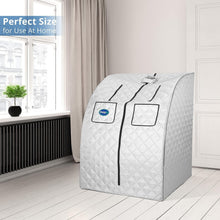 Load image into Gallery viewer, Complete Portable Steam Sauna Spa with 800W Generator &amp; Dual Pockets for Comfort
