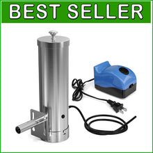Load image into Gallery viewer, Portable Electric BBQ Smoker - Stainless Steel Cold Smoke Generator with Lid
