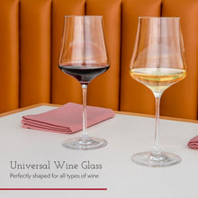Load image into Gallery viewer, Elegant Wine Glass Set of 4 - Break &amp; Scratch Resistant Crystal Glasses