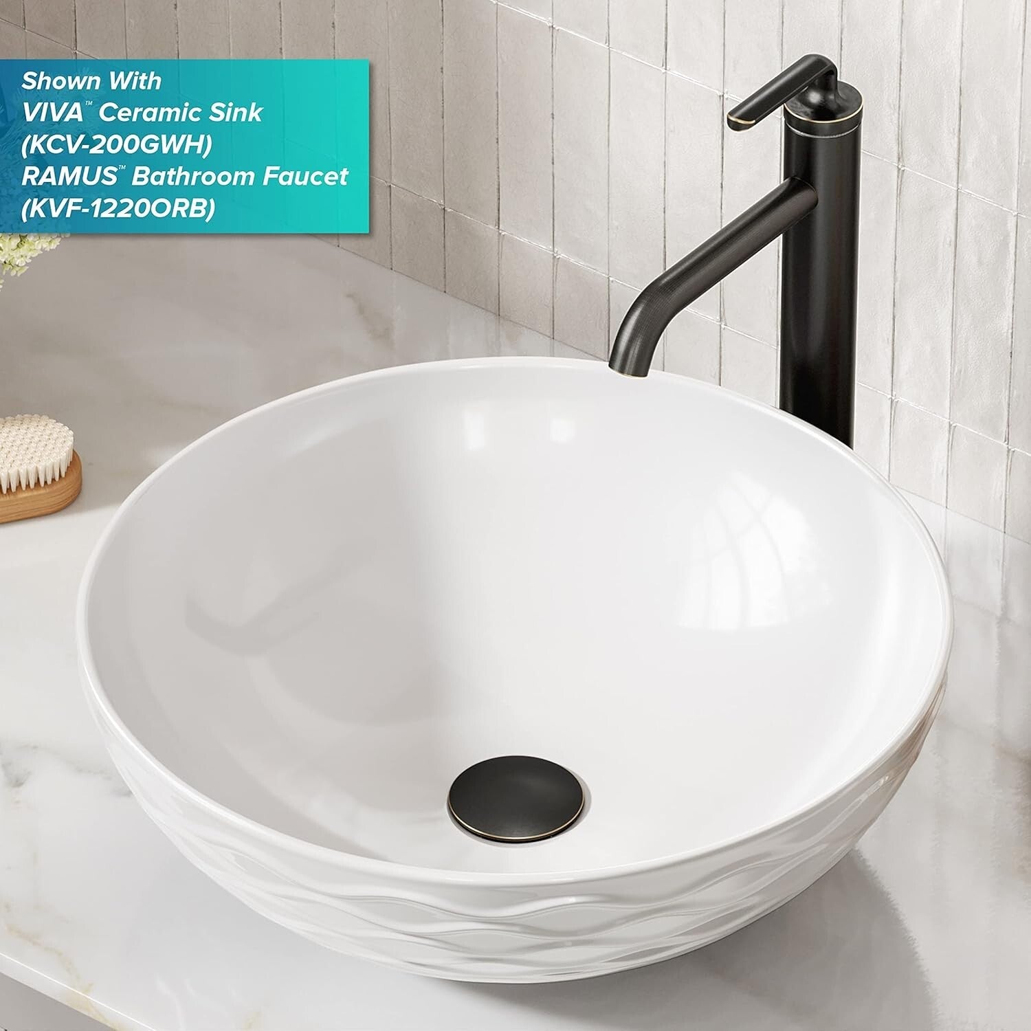 Corrosion-Resistant Pop-Up Sink Drain in Oil Rubbed Bronze for Stylish Bathrooms