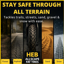 Load image into Gallery viewer, High-Performance 20x3 All-Terrain Fat Tires for E-Bikes and Mountain Bikes