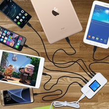 Load image into Gallery viewer, Smart 8-Port USB Charging Station - 2.4A Fast Charge and LCD Status Display