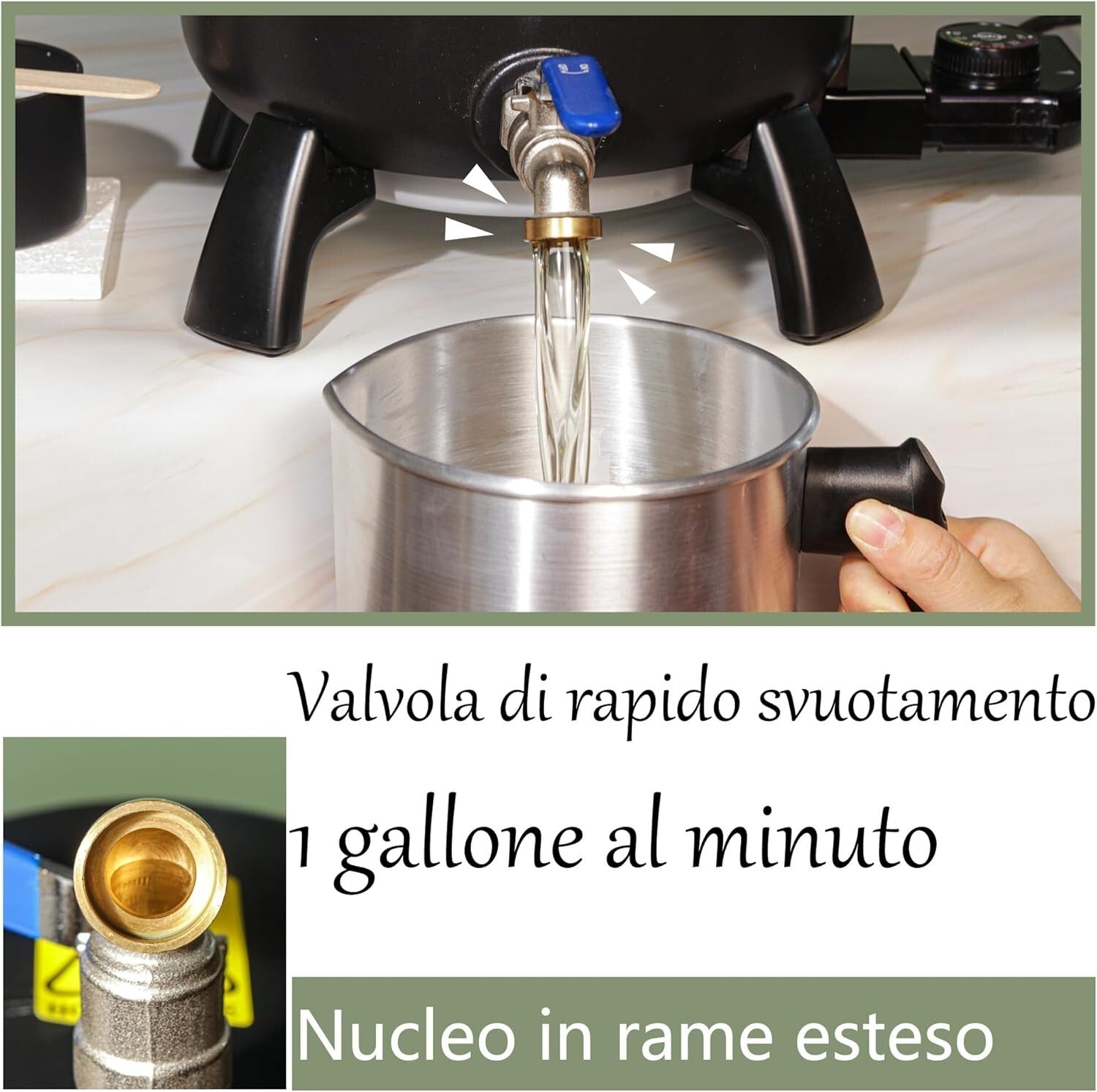 Fast Heating Candle Wax Melting Pot - 6 Quart Capacity for Effortless Brewing