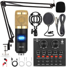 Load image into Gallery viewer, Professional Podcast Bundle with Noise Reduction Mic and Adjustable Arm Stand