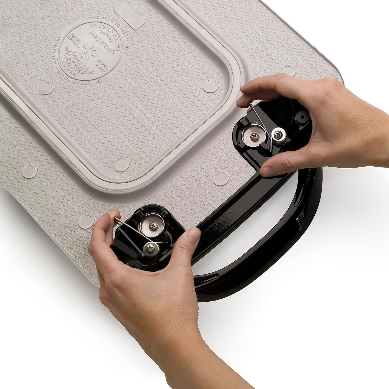 Durable 22-Inch Electric Griddle - Effortless Cleanup with Slide-Out Drip Tray