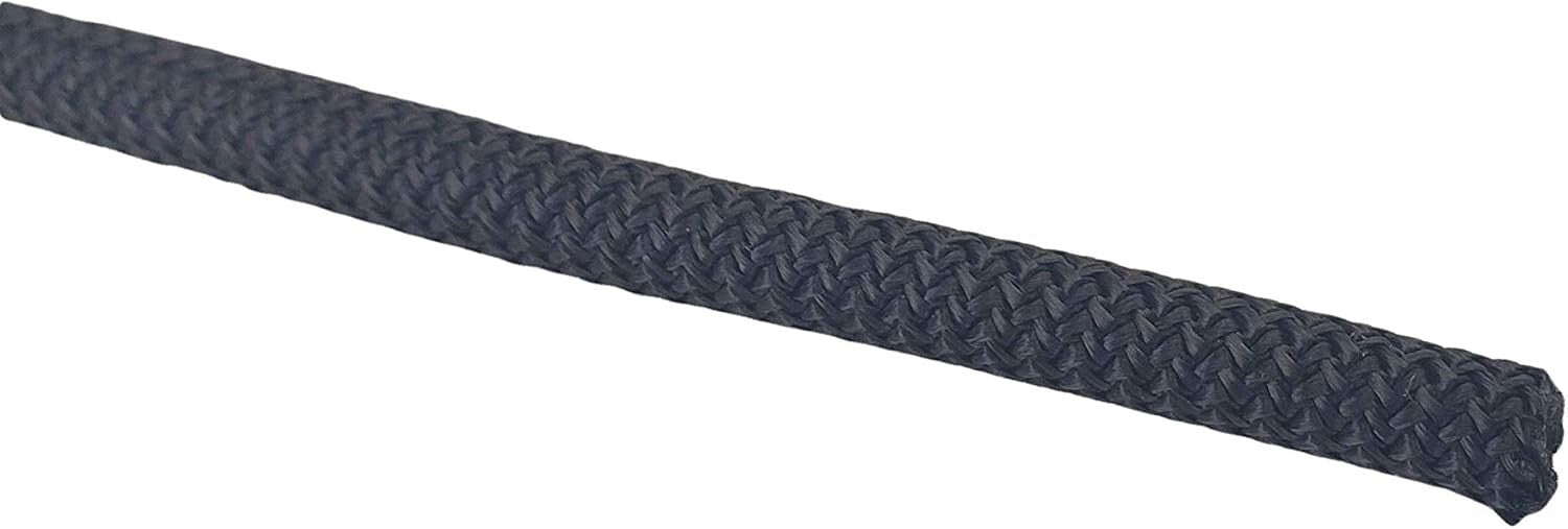 Multipurpose 250ft Black Polyester Bungee Cord - Ideal for Outdoor Adventures