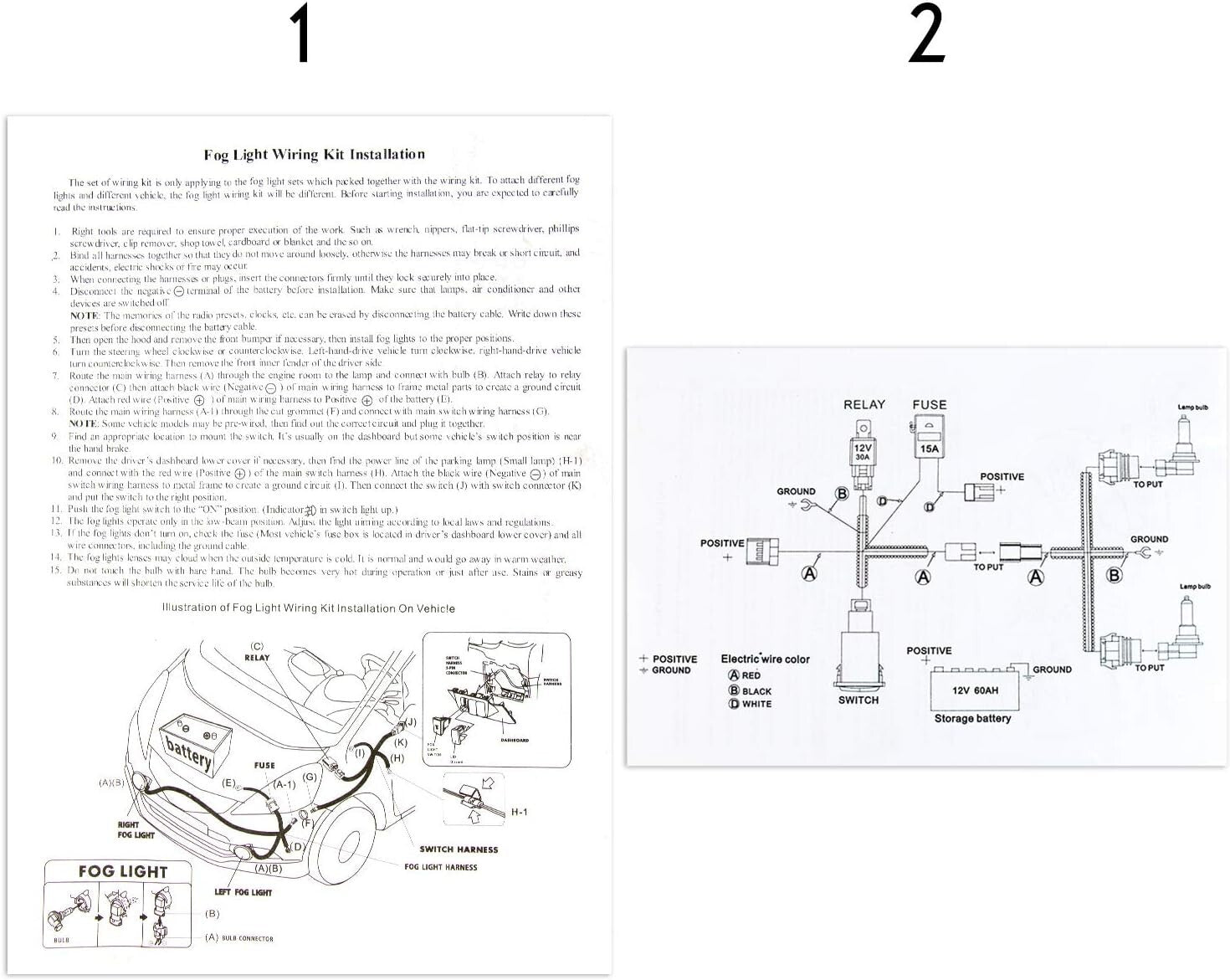 Enhanced Visibility Fog Lights for Jeep Wrangler 1997-2006 - OEM Compatibility