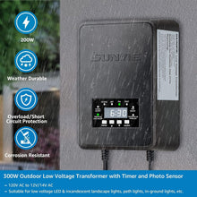 Load image into Gallery viewer, Durable 300W Low Voltage Transformer with Overload Protection &amp; Memory Function