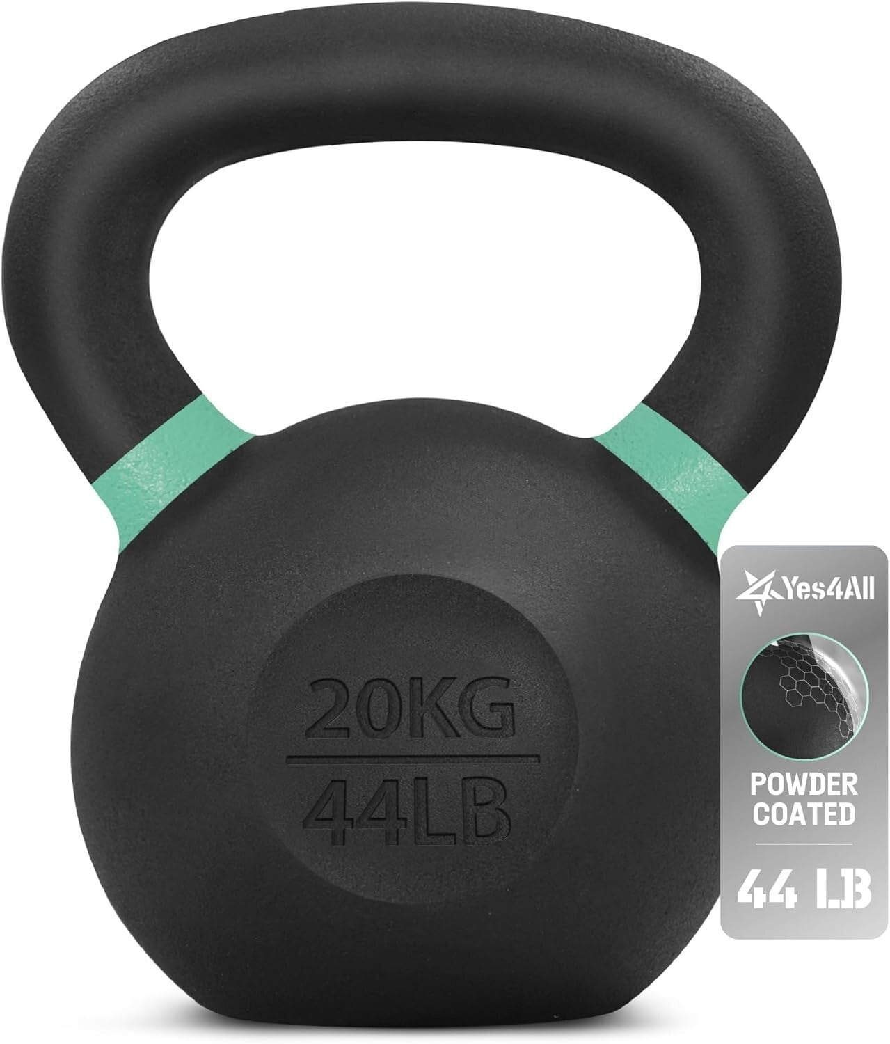 Versatile 20 Kg Cast Iron Kettlebell for Dynamic Strength and Endurance Training