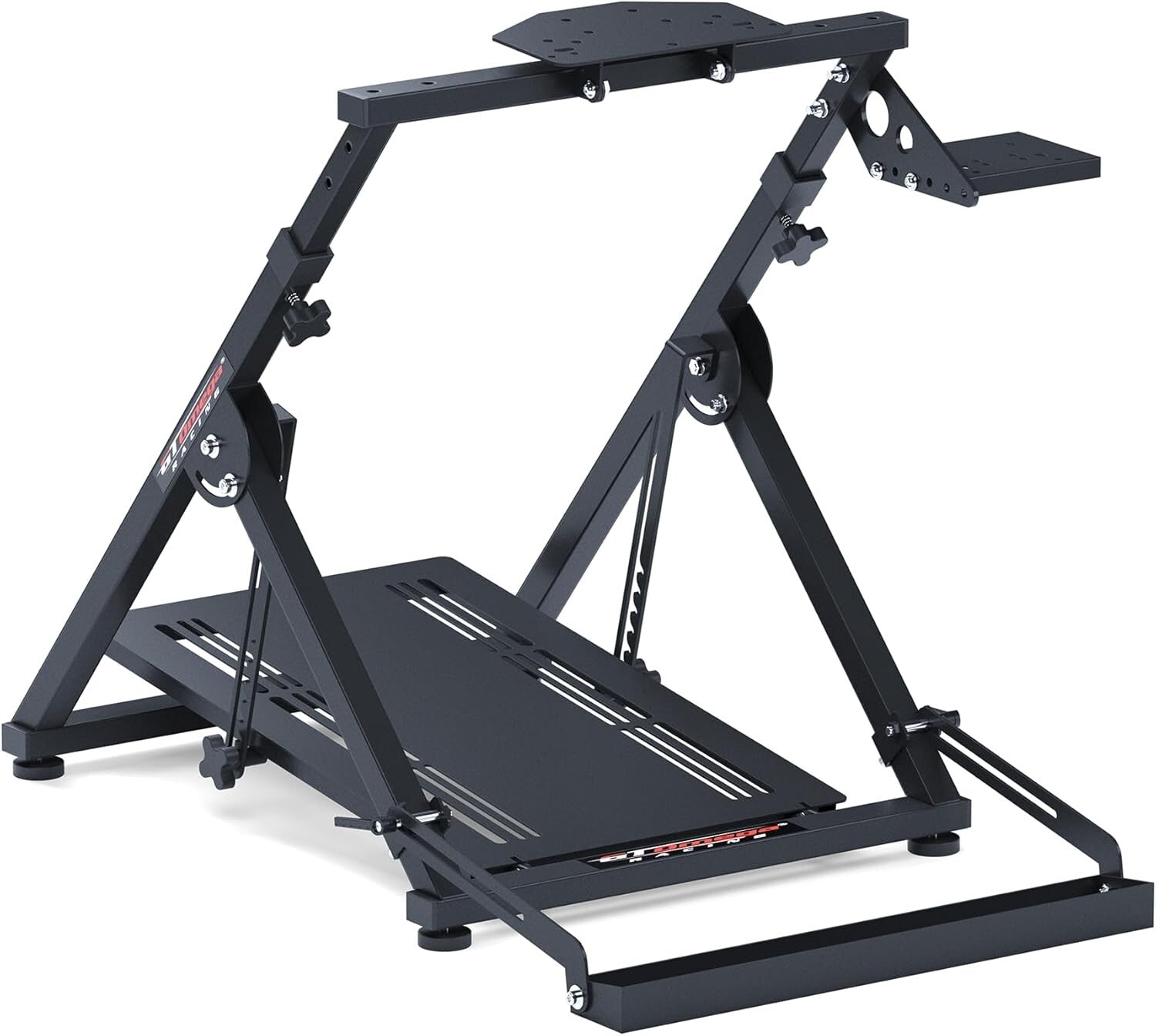 Sturdy X-Frame Racing Wheel Stand for Sim Gaming Enthusiasts - Compact & Durable