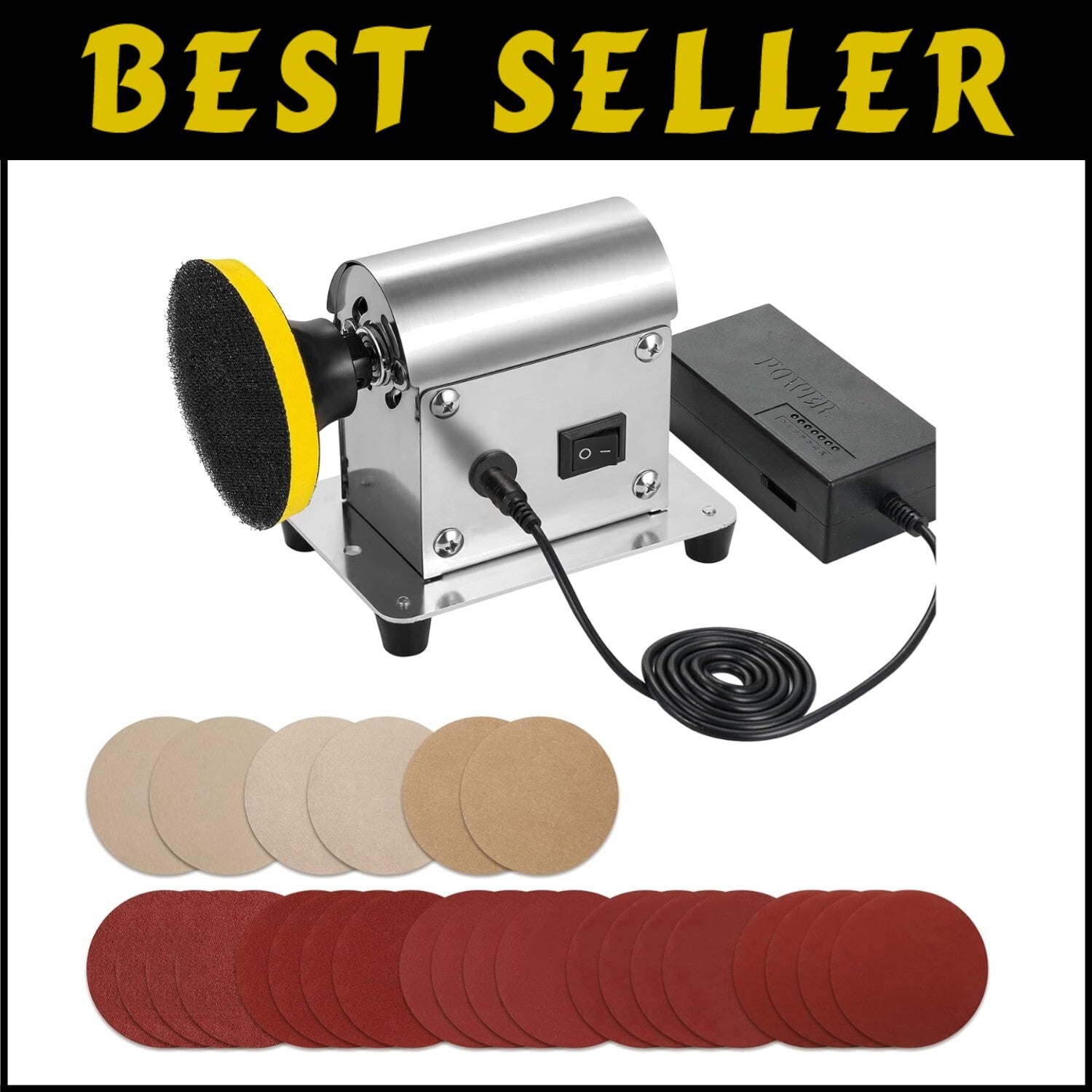 Versatile Electric Sander for Resin with Adjustable Speed & Multi-Surface Uses