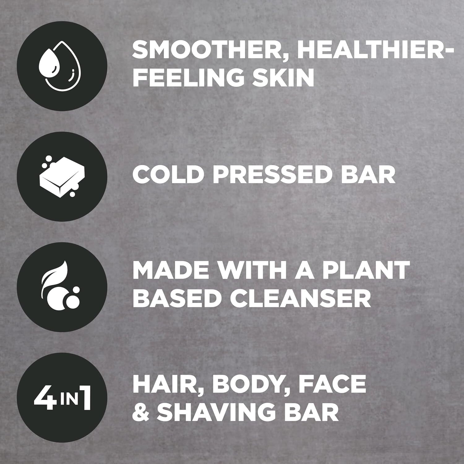Cruelty-Free Dove Men+Care Charcoal Cleansing Bar - 4 Count for Daily Use
