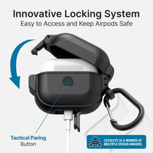 Load image into Gallery viewer, 330ft Waterproof and Shockproof Case for AirPods 3rd Generation - Stealth Black