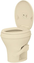 Load image into Gallery viewer, Residential Height RV Toilet, 18.5” Gravity Flush, Soft Close – Parchment Bone