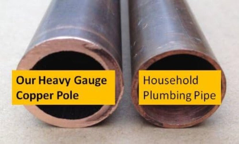 Elegant 72-Inch Kinetic Copper Wind Spinner - Dancing Willow Leaves Art