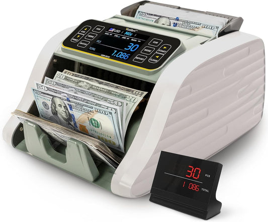 Efficient Bill Counter Machine with Multiple Modes & Zero-Error Detection