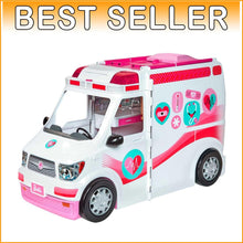 Load image into Gallery viewer, Transforming Ambulance Playset with 20+ Accessories &amp; Lights for Kids